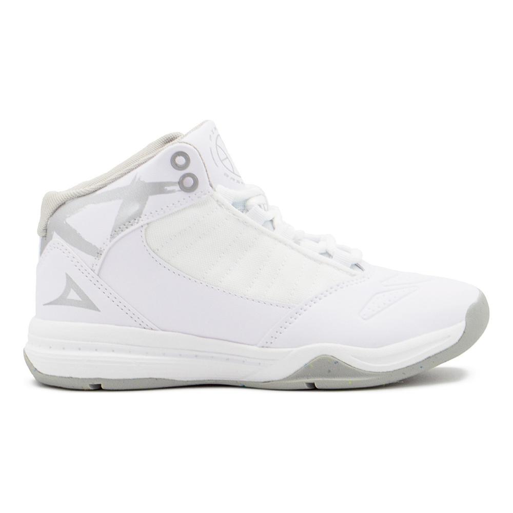 Foto 5 | Tenis Basquetbol Bota Para Niño Pirma Colores 15-21.5 Blanco