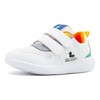 Foto 4 | Tenis Niño Moda Velcro Roddyck Color Marino Ligeros 12-17 Blanco