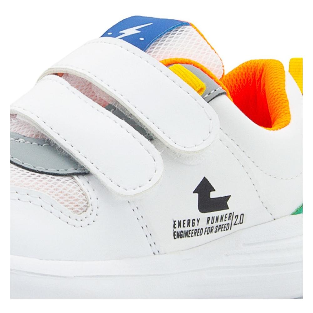 Foto 7 pulgar | Tenis Niño Moda Velcro Roddyck Color Marino Ligeros 12-17 Blanco