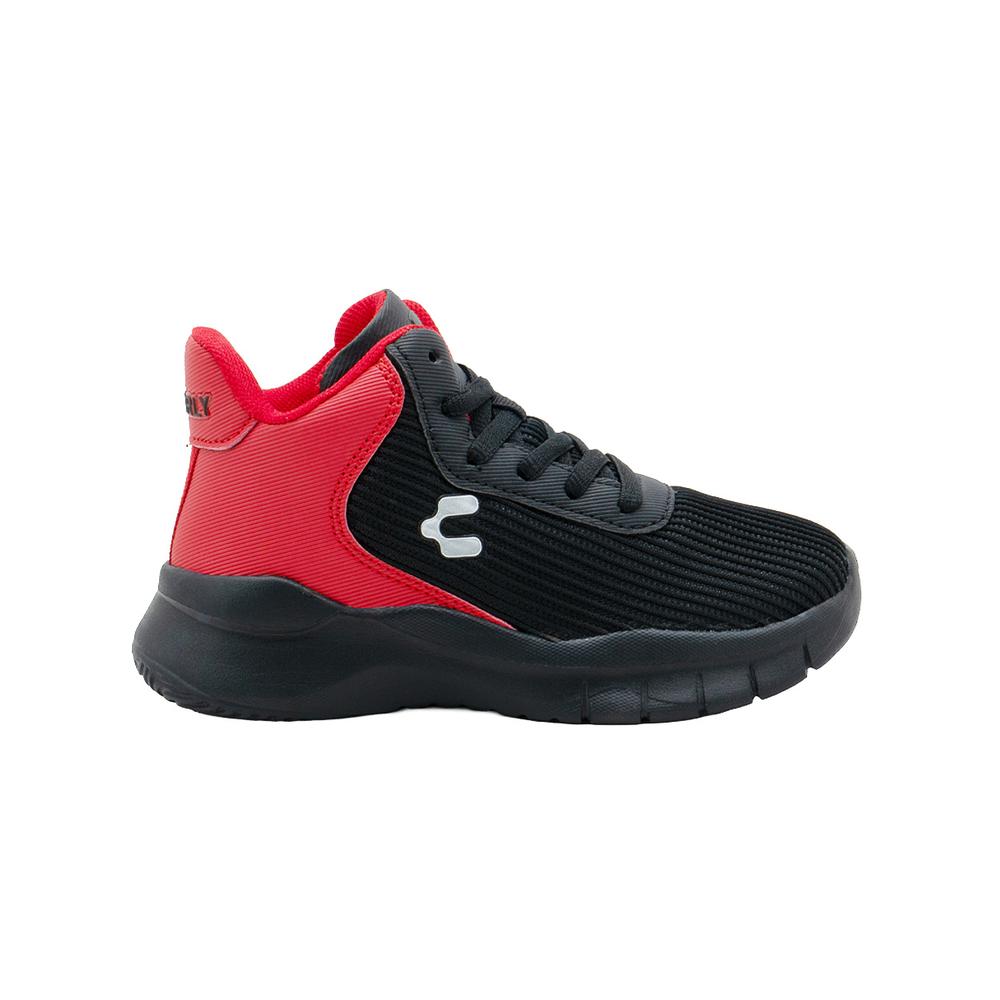 Foto 4 pulgar | Tenis Para Niño Charly  Running Textil Color Rojo Negro Rojo