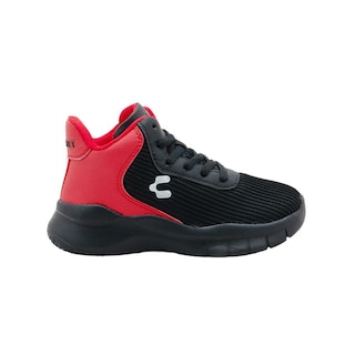 Foto 3 | Tenis Para Niño Charly Running Textil Color Rojo Negro Rojo