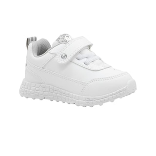 Foto 1 | Tenis Para Niño Bubble Gummers Zoom I Escolar Antiderrapante Blanco