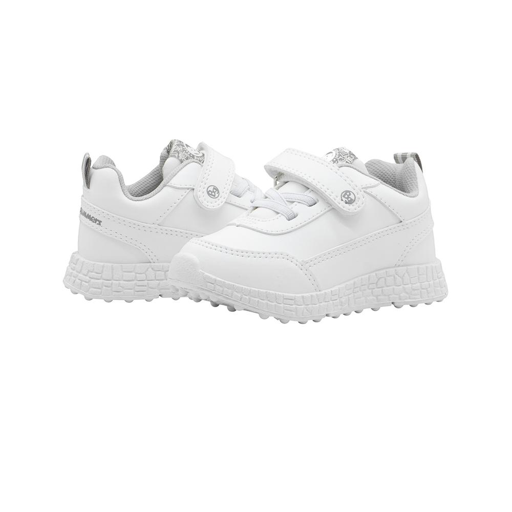 Foto 5 | Tenis Para Niño Bubble Gummers Zoom I Escolar Antiderrapante Blanco