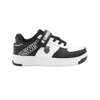 Foto 3 | Tenis Para Niño K-swiss Color Blanco Negro Con Contactel Negro