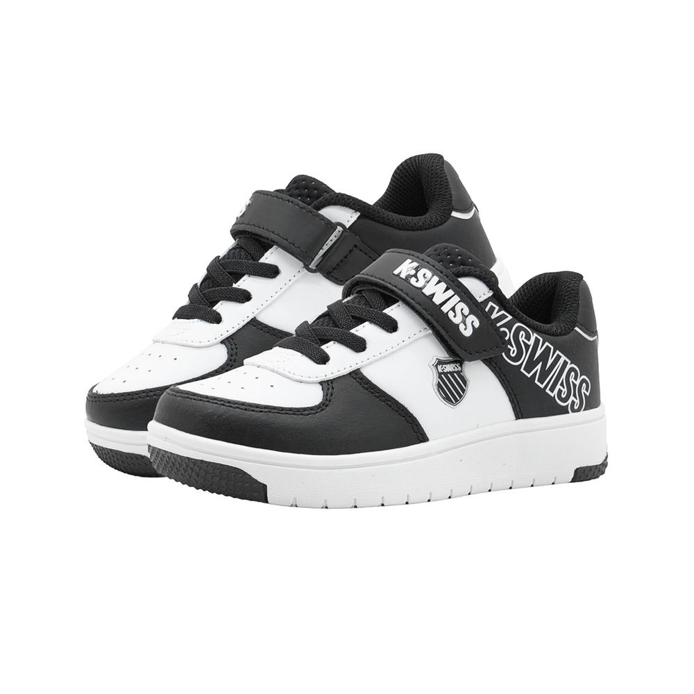 Foto 7 pulgar | Tenis Para Niño K-swiss  Color Blanco Negro Con Contactel Negro