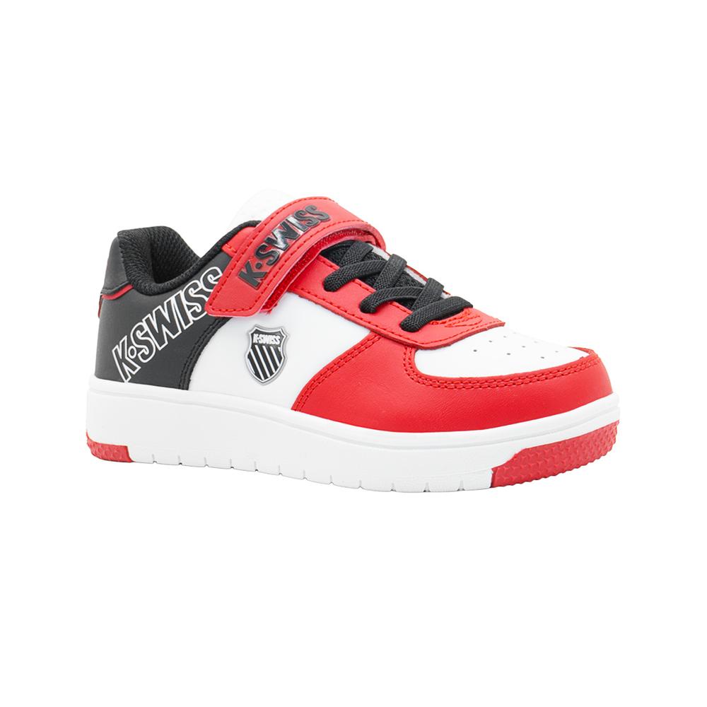 Tenis Para Niño K-swiss  Escolar Suela Antiderrapante Blanco Blanco