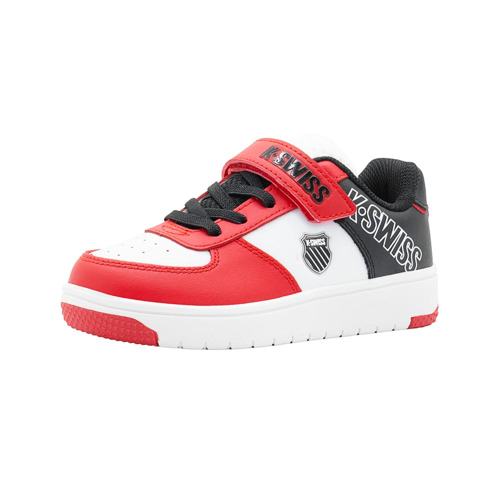Foto 4 | Tenis Para Niño K-swiss  Escolar Suela Antiderrapante Blanco Blanco