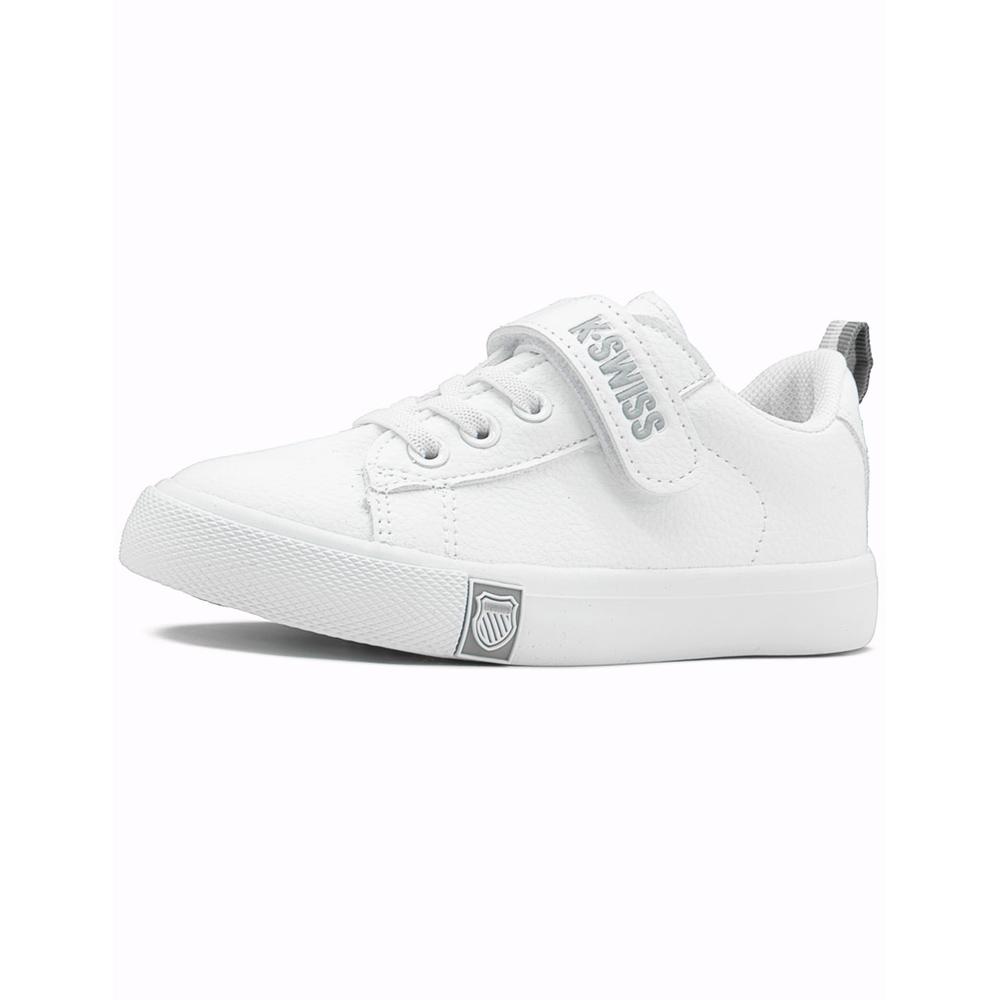 Foto 3 | Tenis K-swiss Escolares Blanco Niño Antiderrapante Casual Blanco