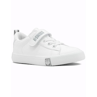 Foto 4 | Tenis K-swiss Escolares Blanco Niño Antiderrapante Casual Blanco