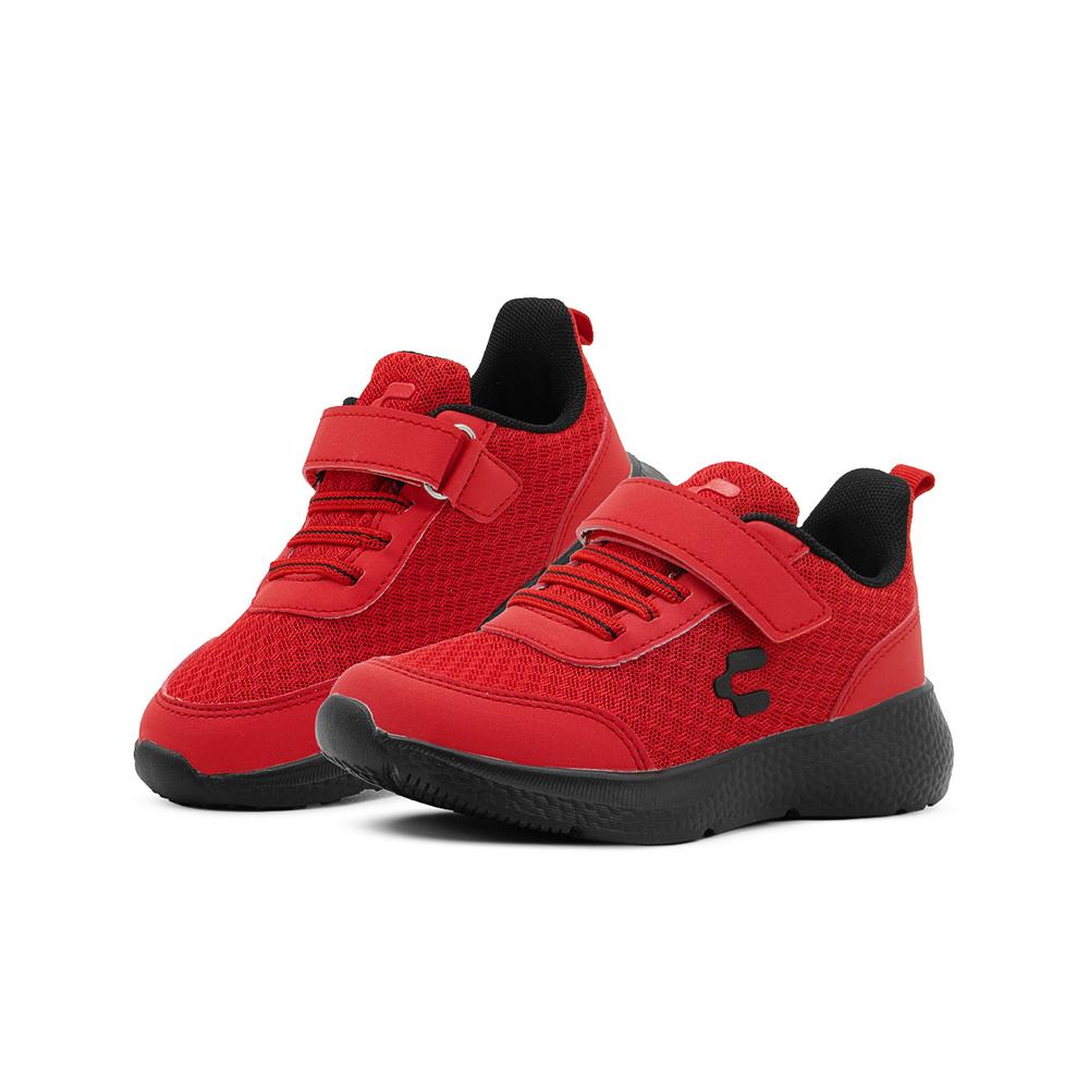 Foto 1 | Tenis Charly Niño Velcro Antiderrapante Running 15-21.5 Rojo
