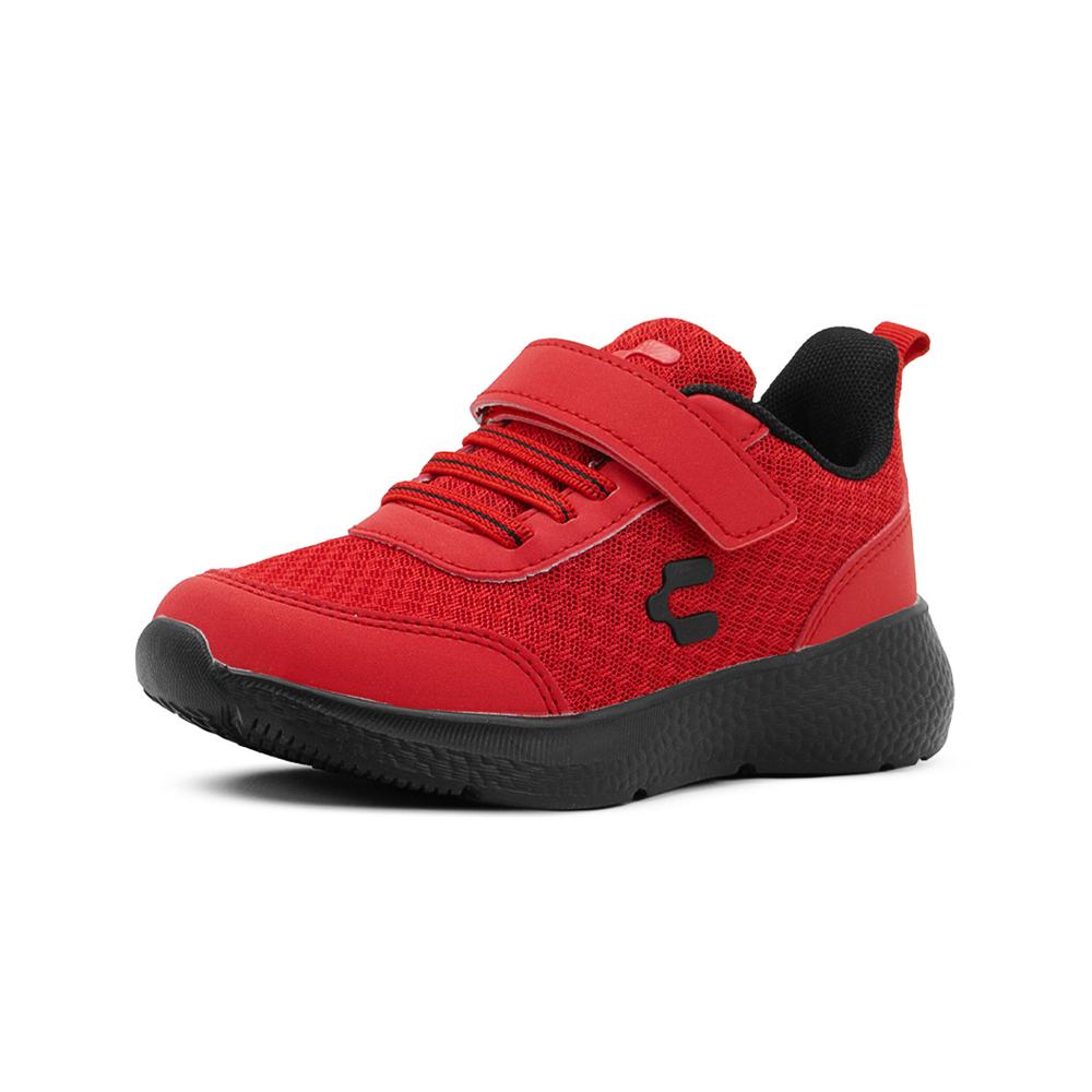 Foto 3 | Tenis Charly Niño Velcro Antiderrapante Running 15-21.5 Rojo