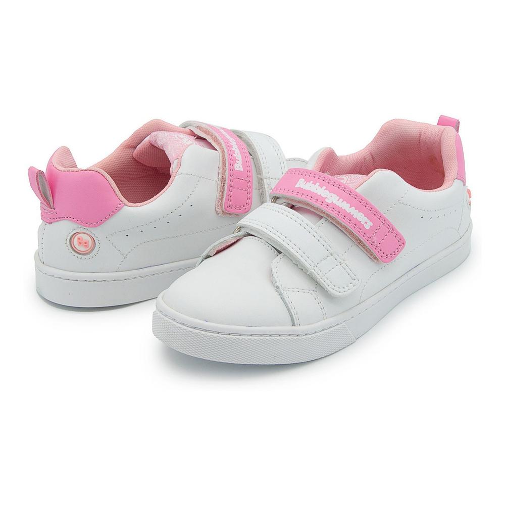 Foto 2 pulgar | Tenis Bota Escolar Bubble Gummers Niño Jucca Blanco/rosa-blanco/gris Blanco