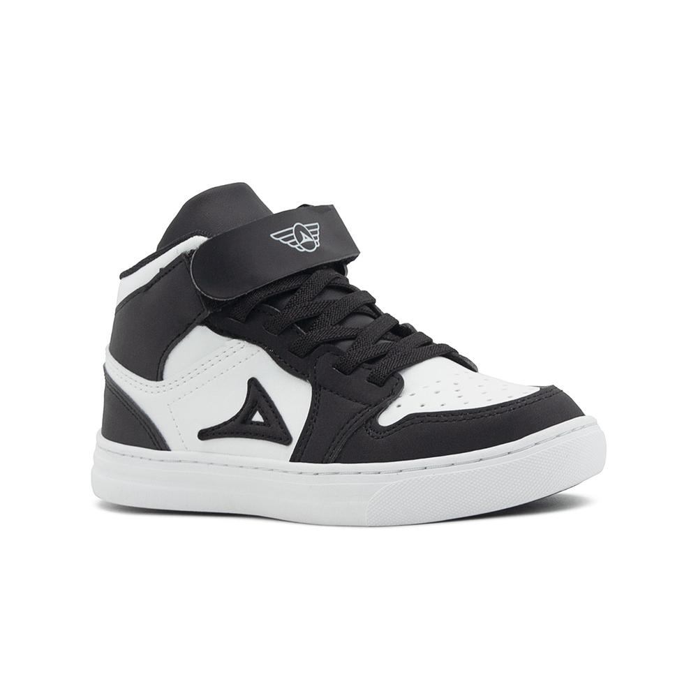 Foto 5 pulgar | Tenis Pirma Para Niño Casuales Urbano Color Negro/blanco Blanco
