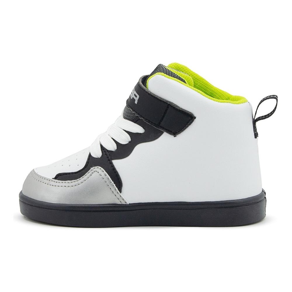 Foto 4 pulgar | Tenis Bota Niño Buzz Ligthyear Disney Blanco Negro 17-23 Blanco