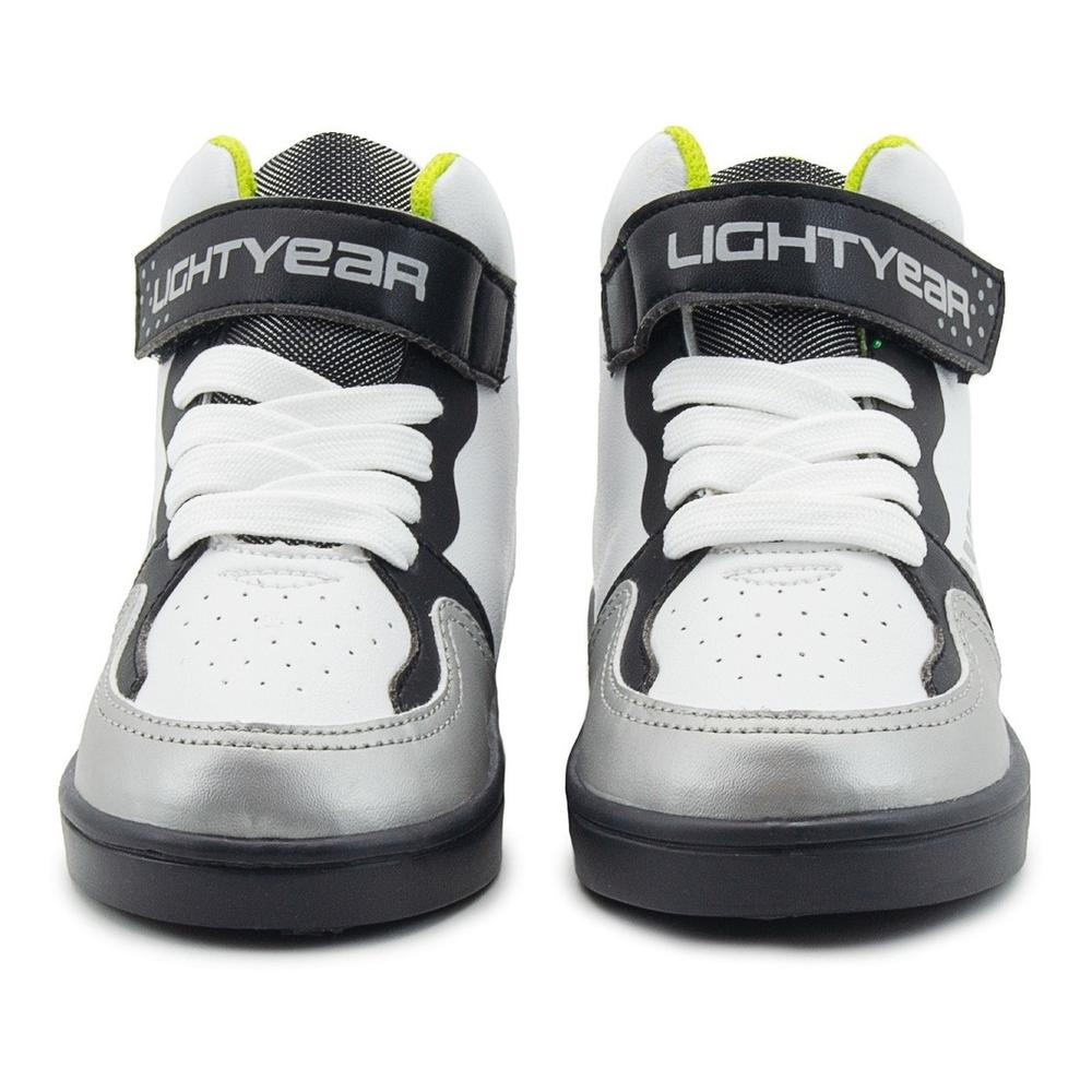 Foto 6 pulgar | Tenis Bota Niño Buzz Ligthyear Disney Blanco Negro 17-23 Blanco