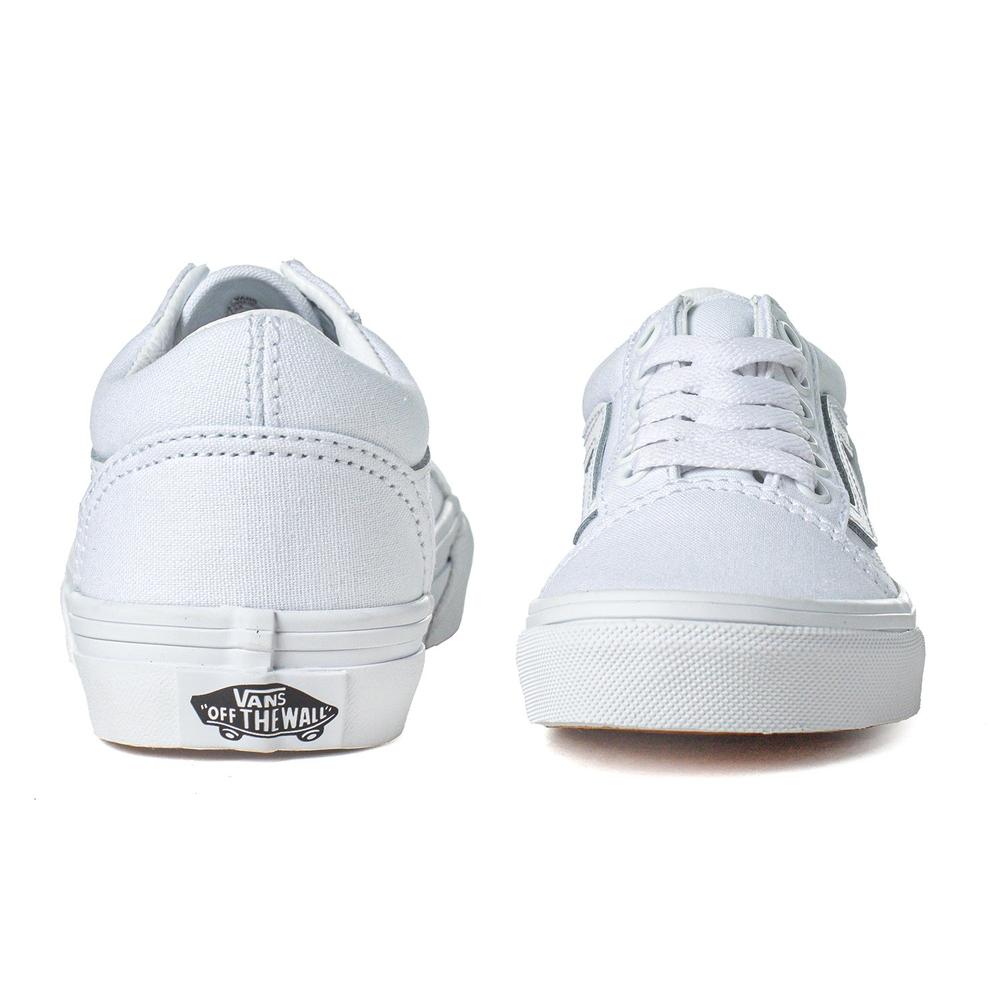Foto 3 | Tenis Vans Old Skool Y - 4buuqlz - Blanco - Niños Blanco