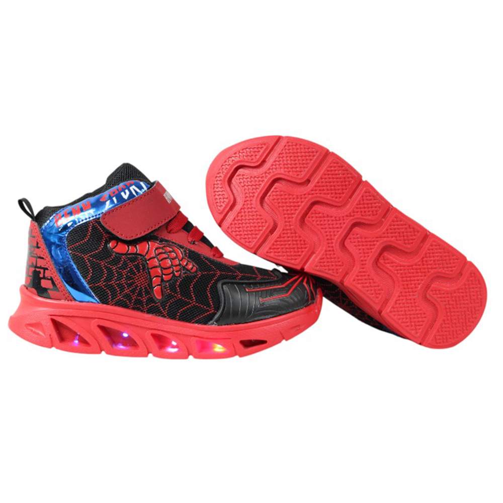 Foto 6 | Tenis Niño Luces Led Spider Man Benn Sport 785 Negro