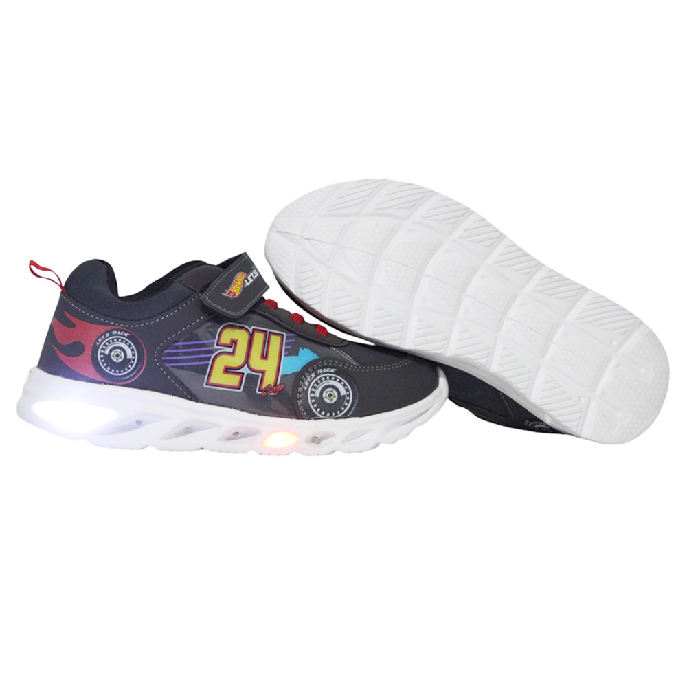 Foto 8 pulgar | Tenis Niño Hot Wheels Tropicana Hw950566st Gris