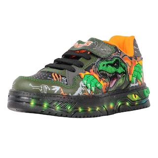 Foto 2 | Tenis Dinosaurio Niño Luces Led Onkids 900 Negro