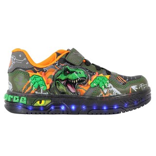 Foto 3 | Tenis Dinosaurio Niño Luces Led Onkids 900 Negro