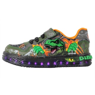 Foto 4 | Tenis Dinosaurio Niño Luces Led Onkids 900 Negro