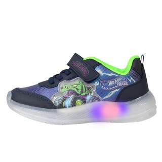 Foto 4 | Tenis Niño Hot Wheels Luces Led Tropicana Hw835517st Azul