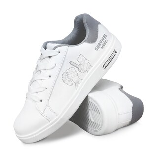 Foto 3 | Tenis Minecraft Escolar Casual Steve Creeper Blancos Para Niño