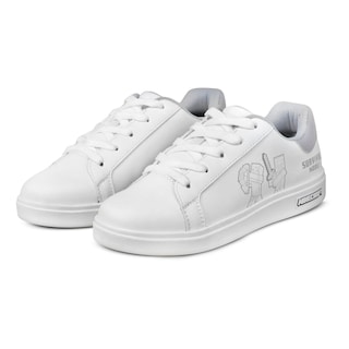Foto 5 | Tenis Minecraft Escolar Casual Steve Creeper Blancos Para Niño