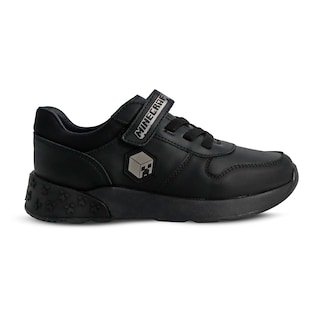 Foto 1 | Tenis Minecraft Escolar Casual Crepper Negro Para Niño