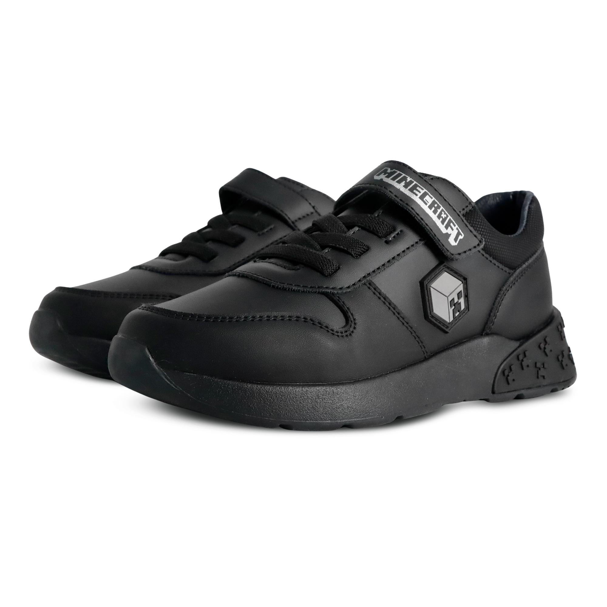 Foto 6 pulgar | Tenis Minecraft Escolar Casual Crepper Negro Para Niño