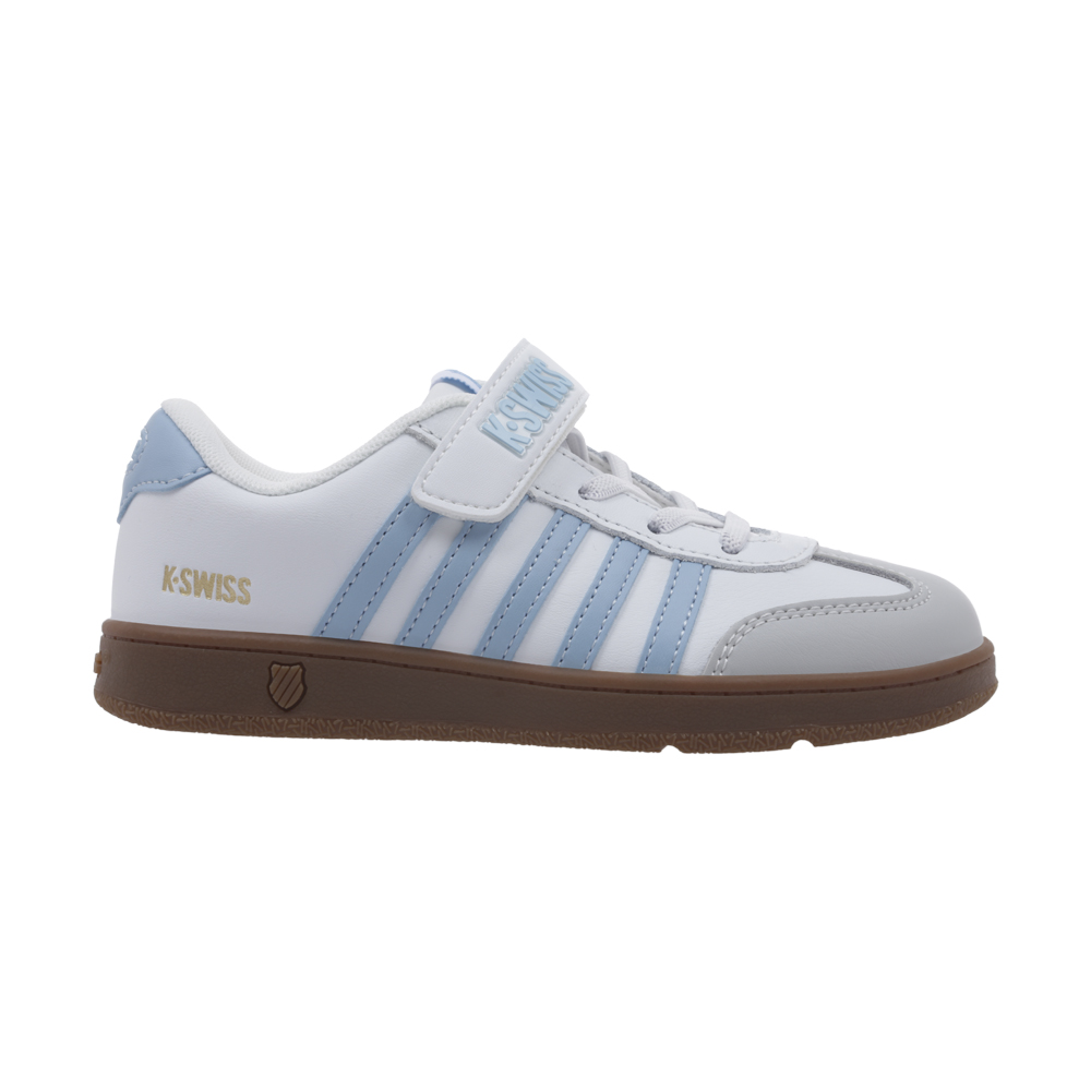 Foto 3 pulgar | Tenis Casual Children K-swiss Francis Court Kids Color Blanco/azul