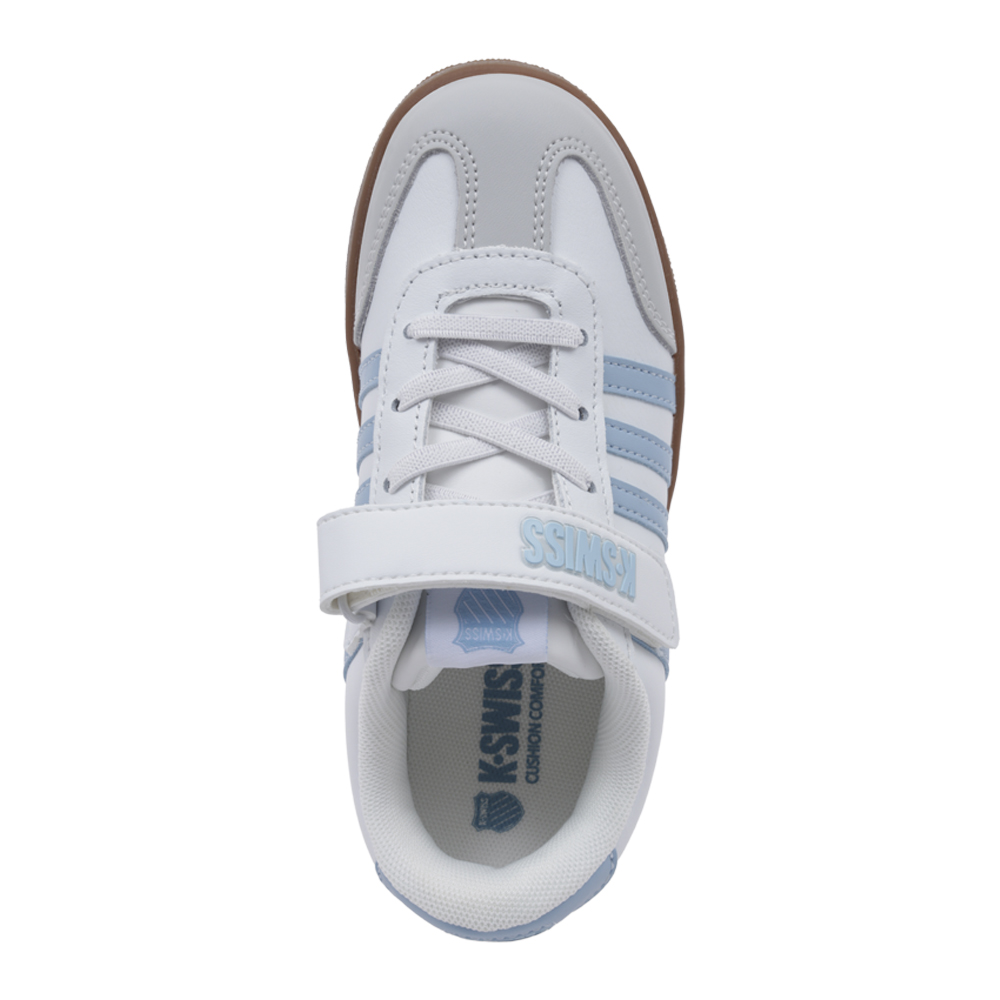 Foto 5 pulgar | Tenis Casual Children K-swiss Francis Court Kids Color Blanco/azul