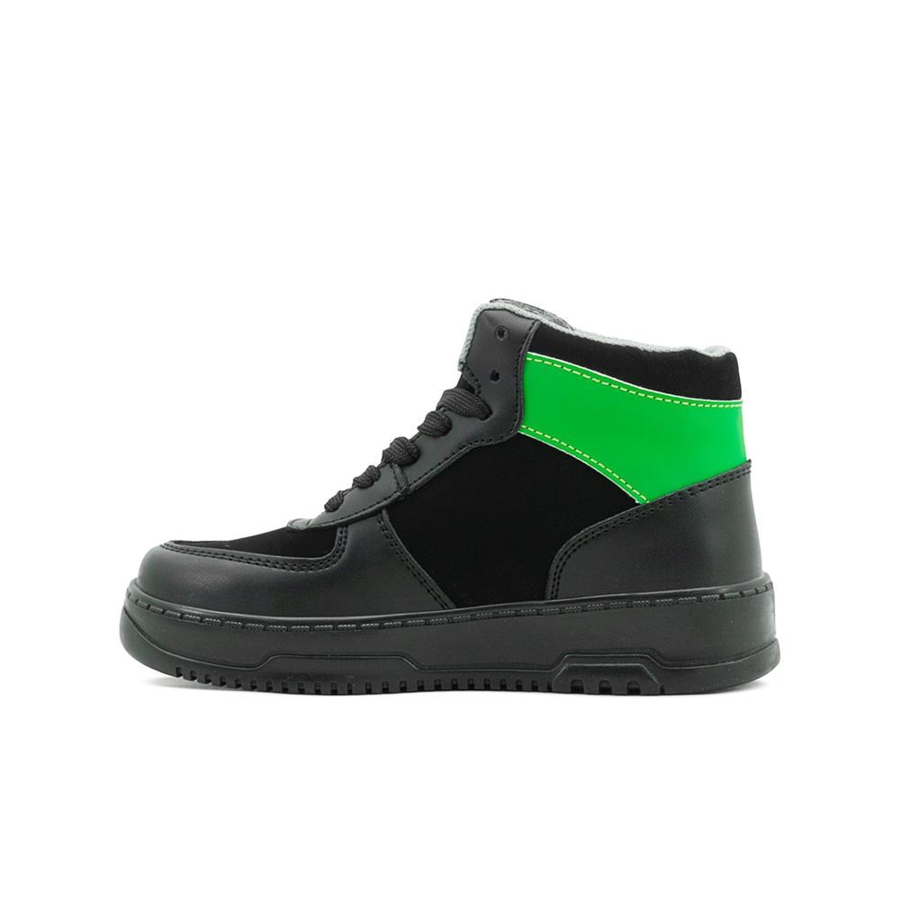 Foto 9 pulgar | Tenis Minercraft Creeper Color Negro Bota Para Niño Gamer Negro