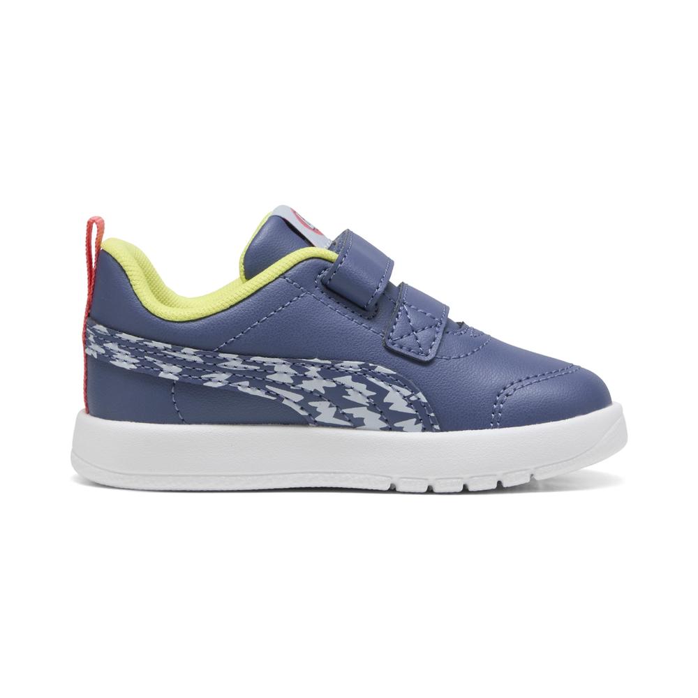 Foto 3 pulgar | Tenis Puma Courtflex V3 Poised Race V Inf. Para Niño Azul Marino