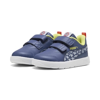 Foto 3 | Tenis Puma Courtflex V3 Poised Race V Inf. Para Niño Azul Marino
