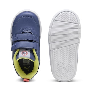 Foto 6 | Tenis Puma Courtflex V3 Poised Race V Inf. Para Niño Azul Marino