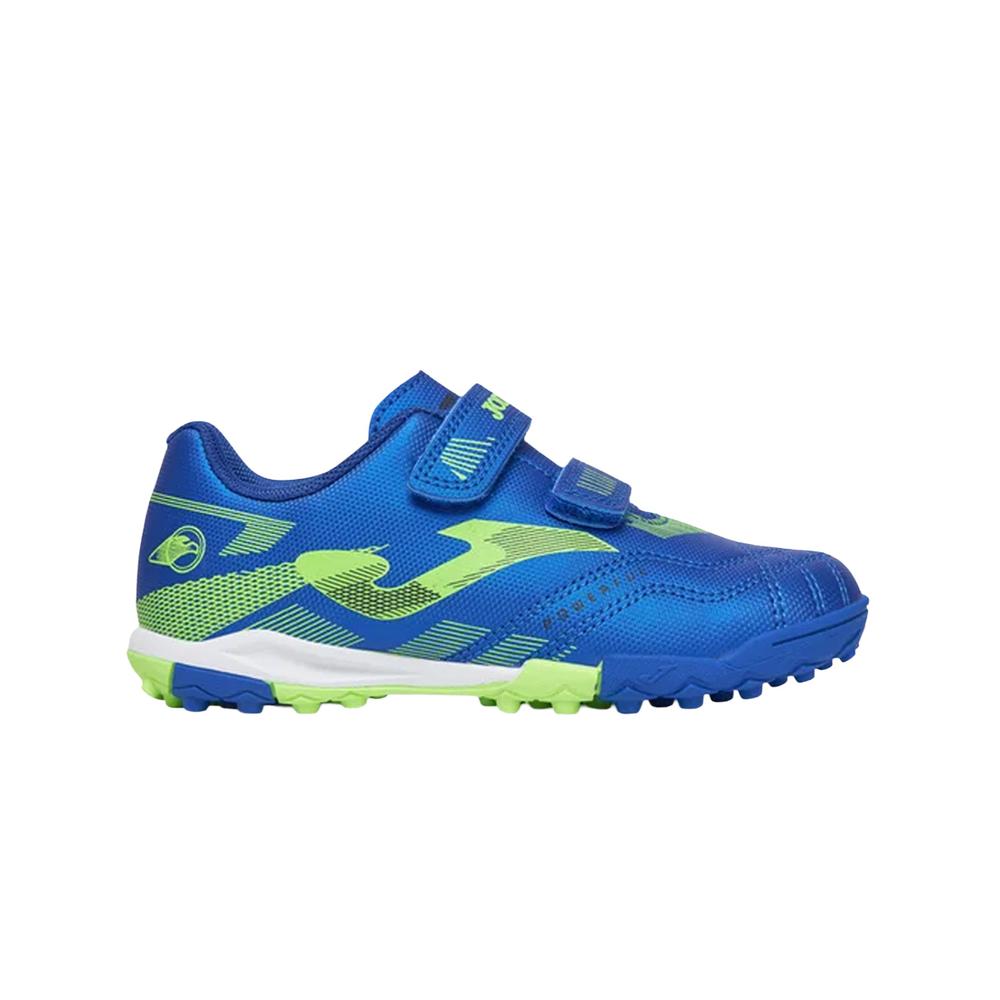 Foto 1 | Tenis Futbol Rápido Joma  Niño Pasto Sintético Color Azul Gris
