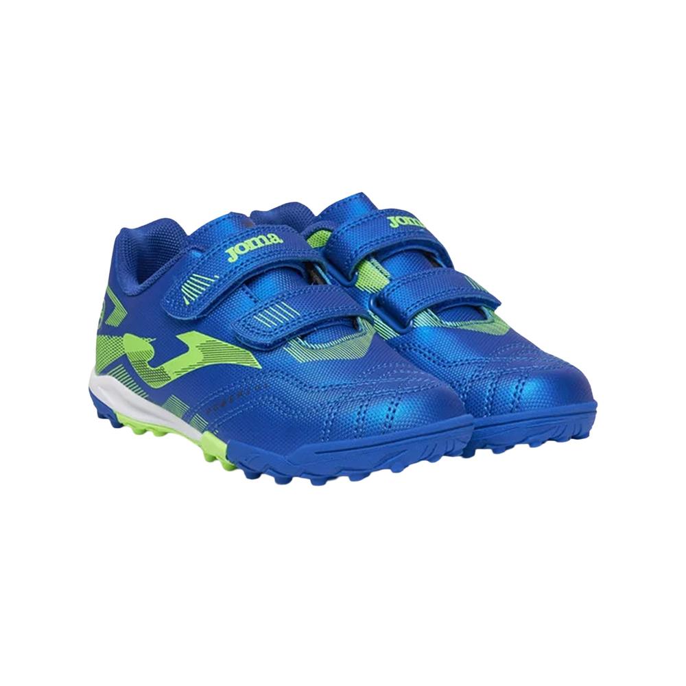 Foto 5 | Tenis Futbol Rápido Joma  Niño Pasto Sintético Color Azul Gris