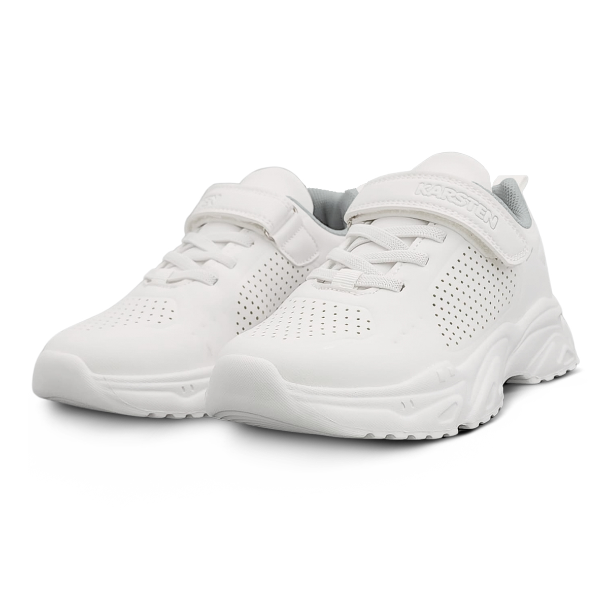 Foto 3 | Tenis Escolares Karsten Blancos Para Niño