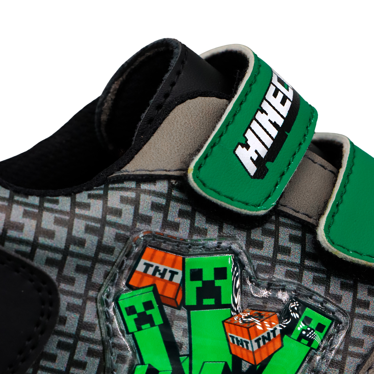 Foto 4 pulgar | Tenis Minecraft Creeper Tnt Con Luces Para Niño