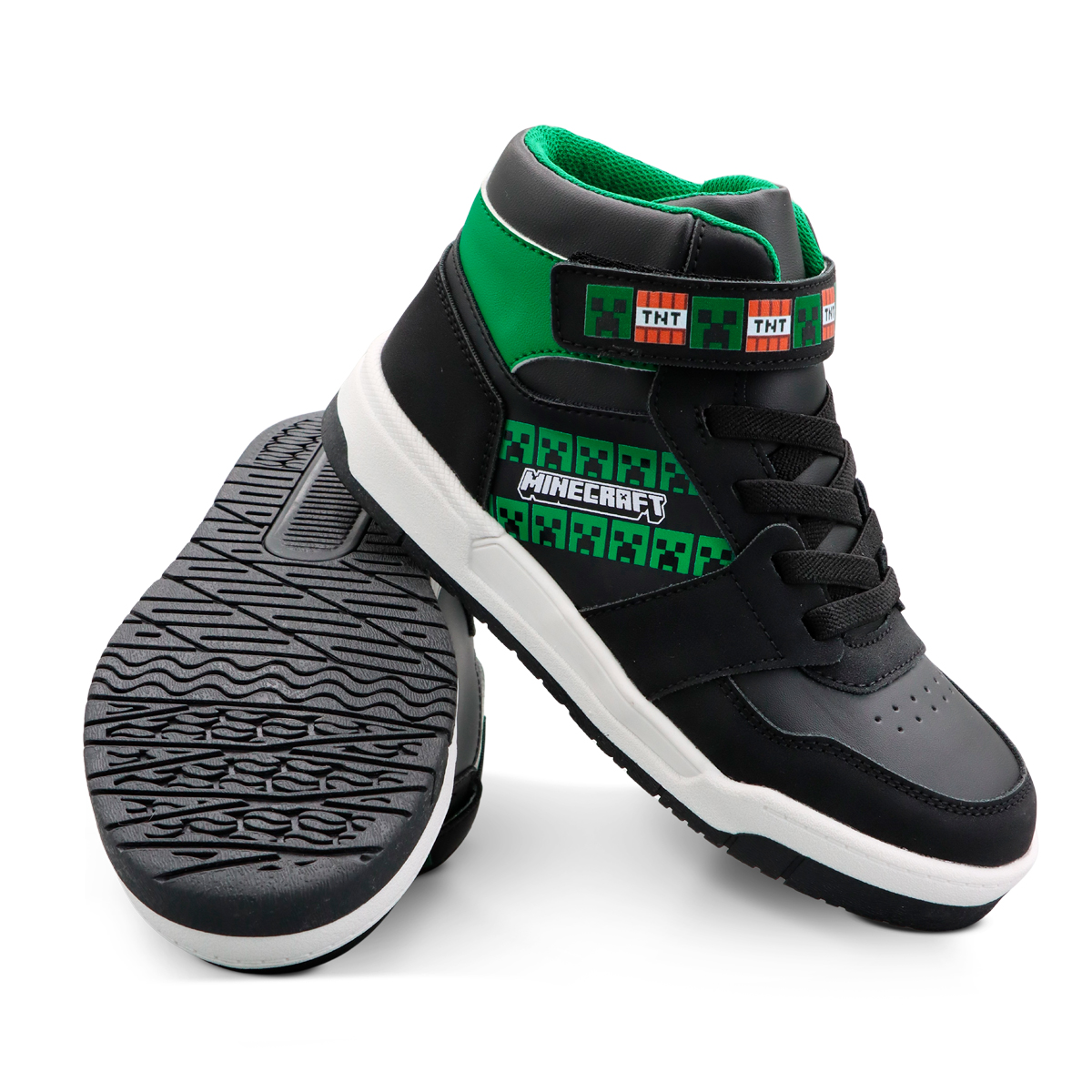 Foto 4 pulgar | Tenis Minecraft Creeper Tnt Bota Para Niño