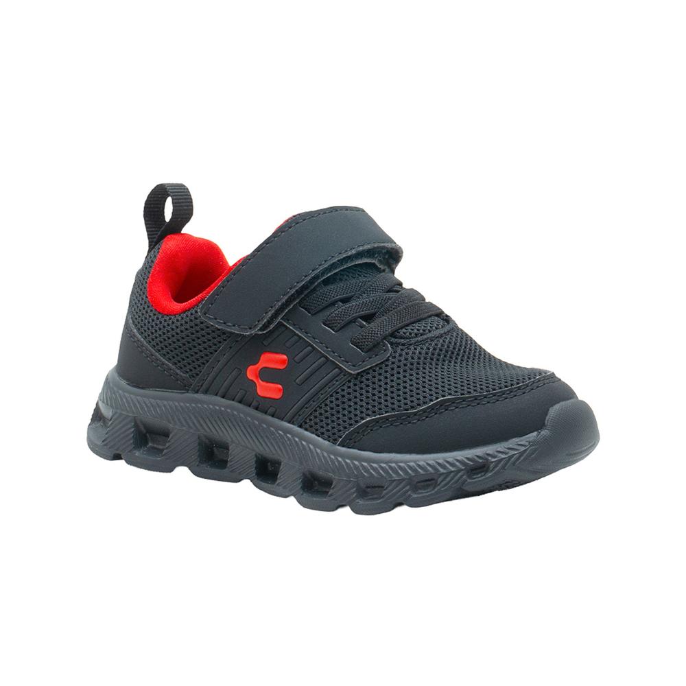 Foto 2 pulgar | Tenis Charly Para Niño Running Ultra Ligeros Ajuste Contactel Negro