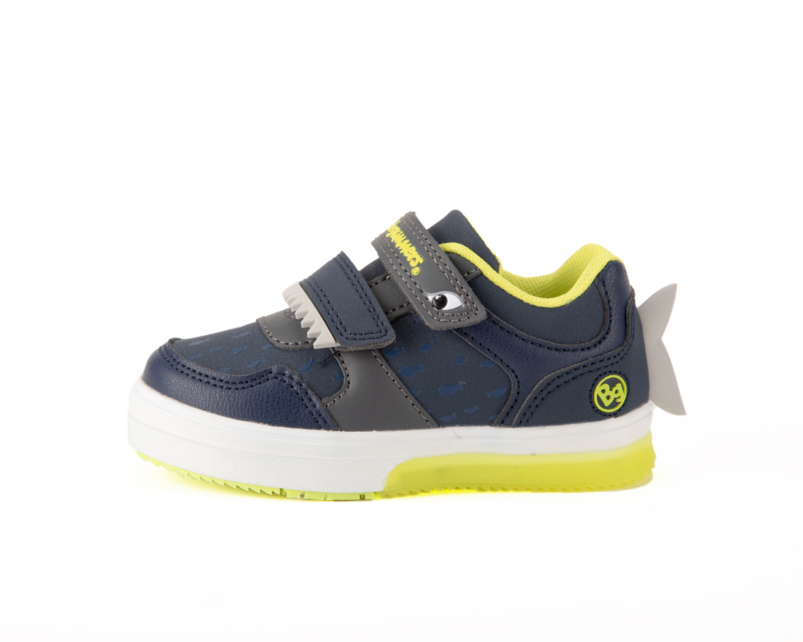 Foto 5 pulgar | Tenis Casual Bubblegummers Para Niño Con Luz Led Tiburón