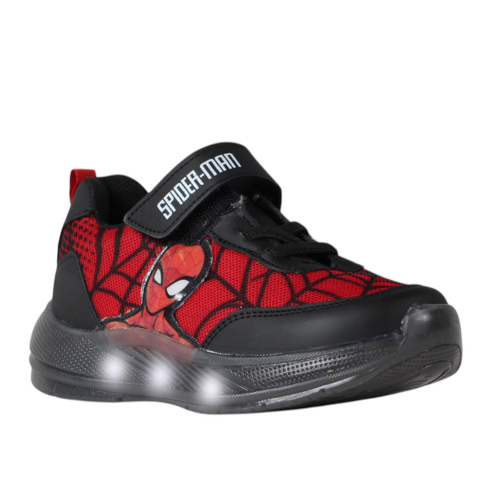 Foto 2 pulgar | Tenis Niño Spider Man Luces Led