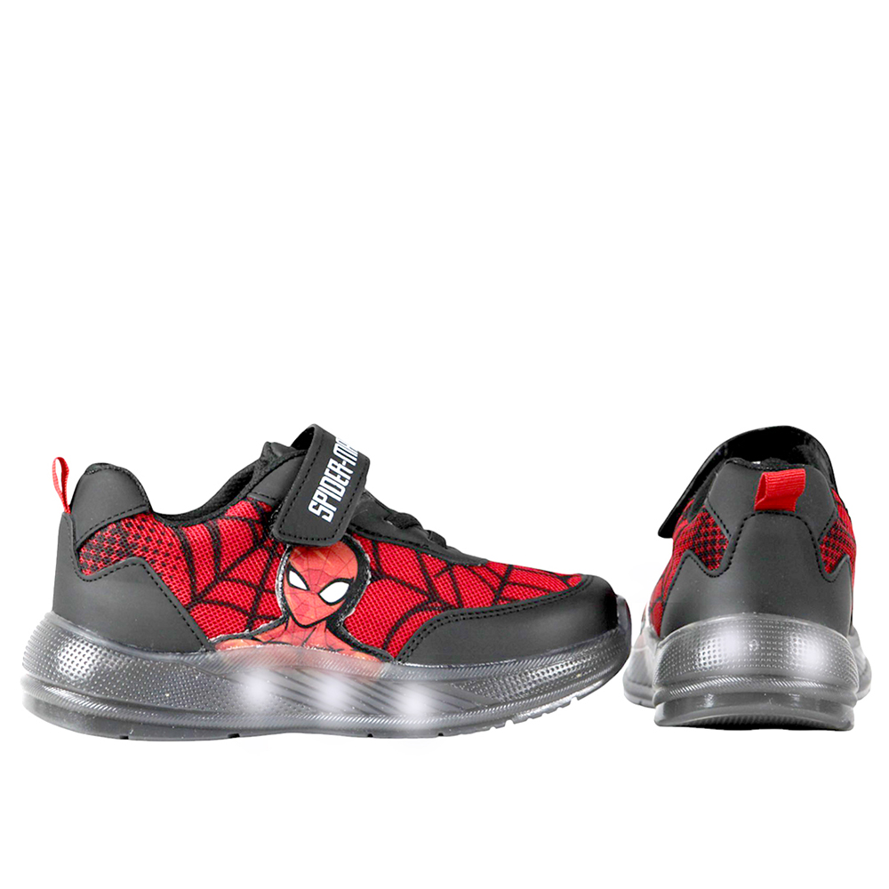 Foto 7 pulgar | Tenis Niño Spider Man Luces Led