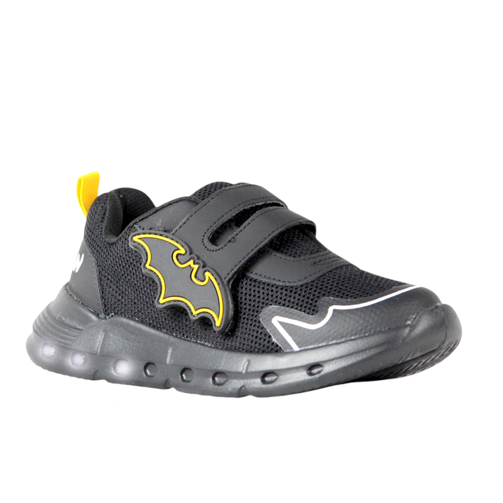 Foto 2 pulgar | Tenis Niño Batman Luces Led Velcro Comodo