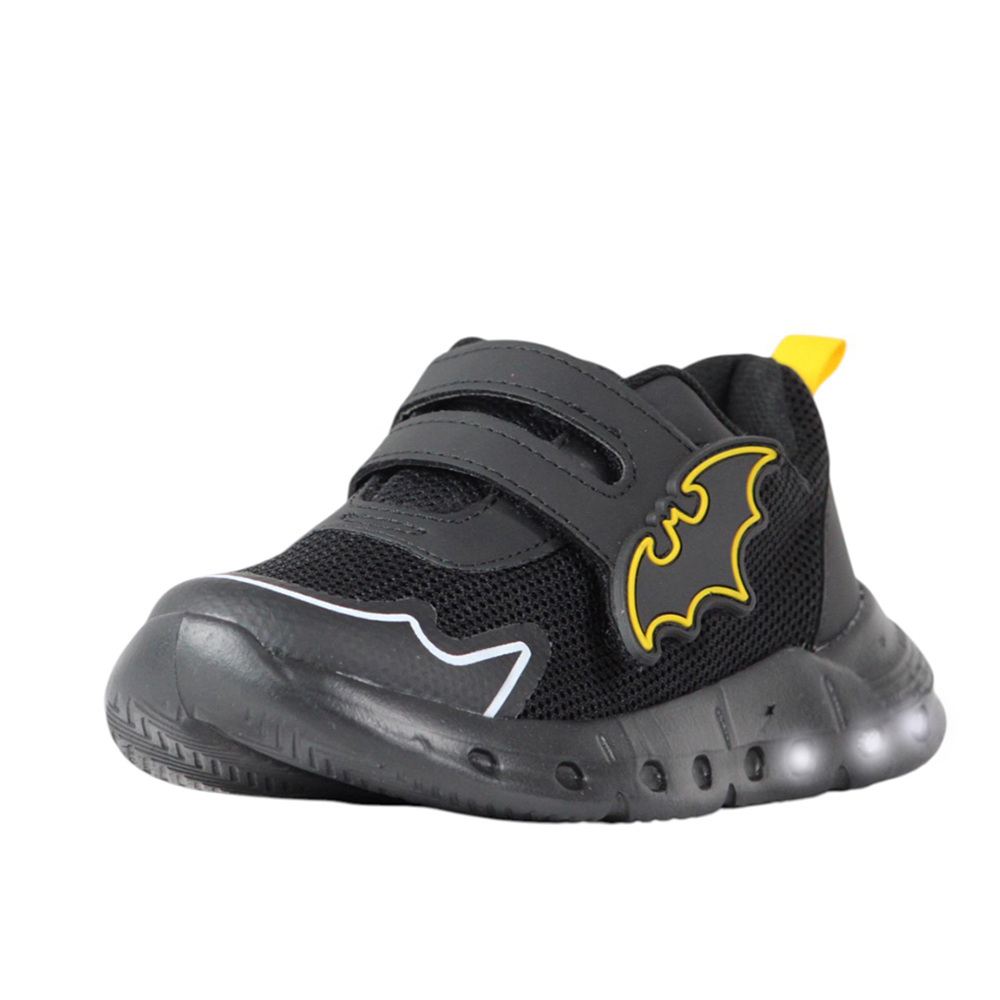 Foto 3 pulgar | Tenis Niño Batman Luces Led Velcro Comodo
