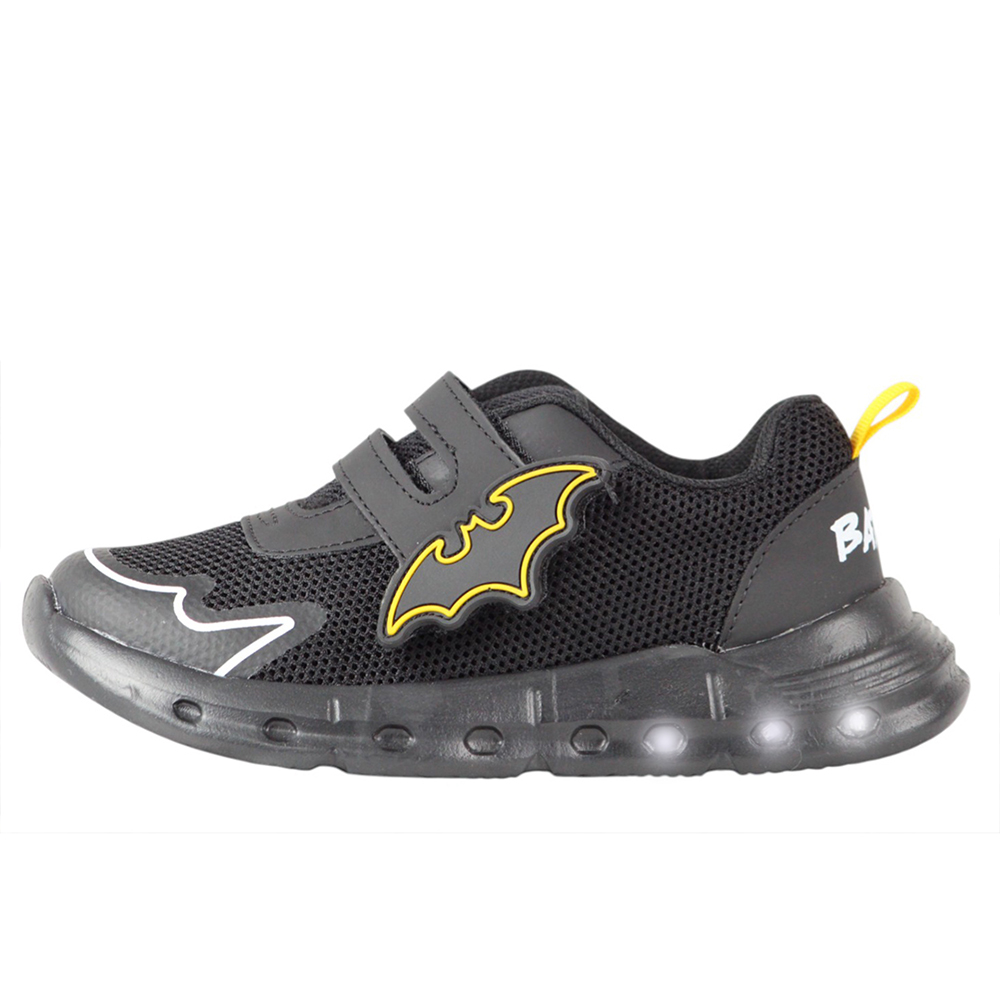 Foto 5 pulgar | Tenis Niño Batman Luces Led Velcro Comodo