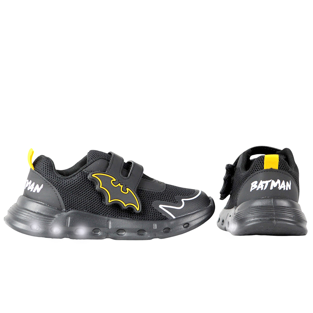 Foto 7 pulgar | Tenis Niño Batman Luces Led Velcro Comodo