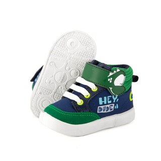 Foto 1 | Tenis Tipo Bota Bubble Gummers Para Niño Robbie Verde Casual